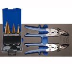 Tool Tray 1/3: Metal Shears, Step Drill 5 pcs