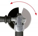 Industrial pneumatic angle grinder diameter 125mm